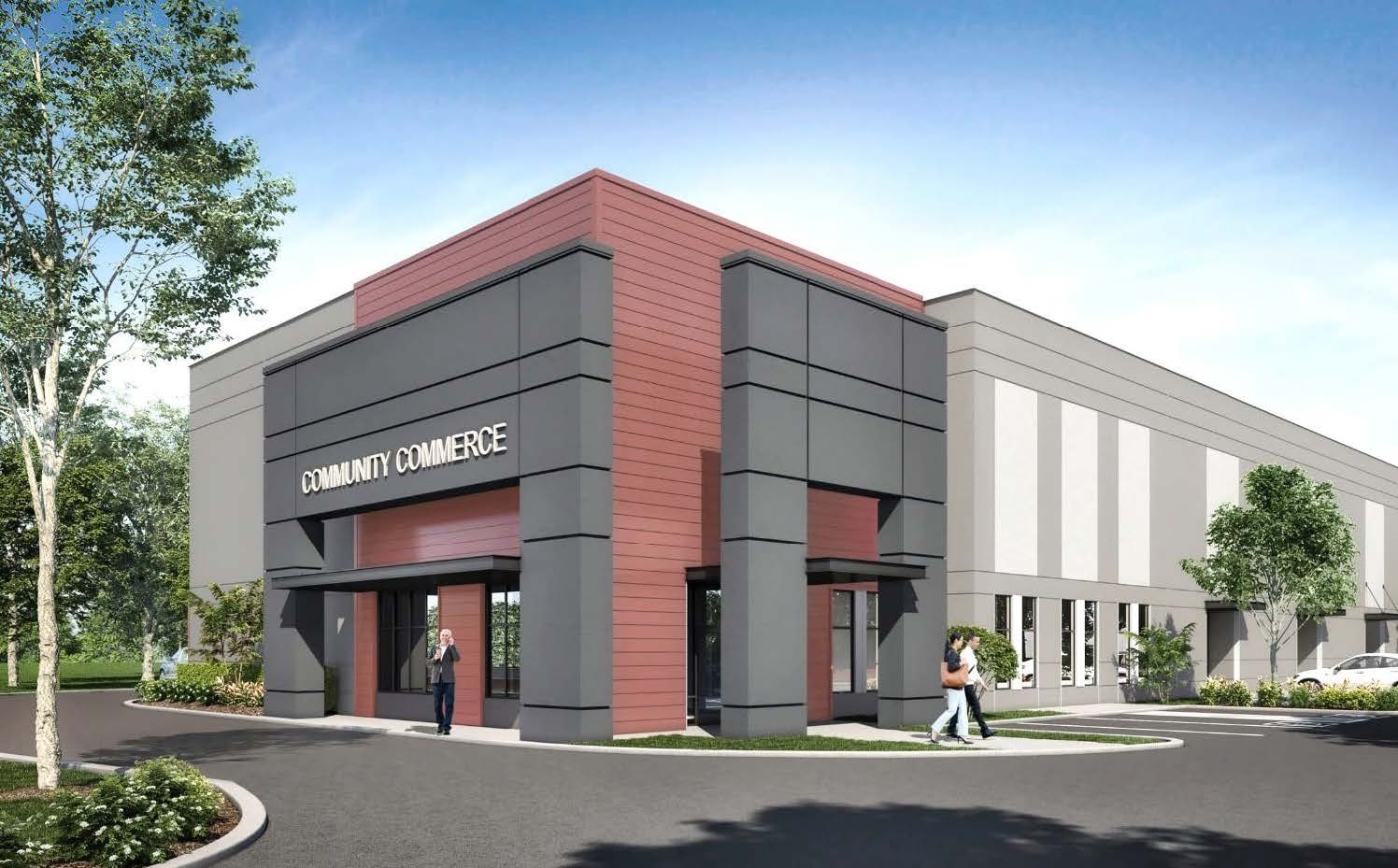 CHS Architect rendering of 360 Commerce in Grand Prairie