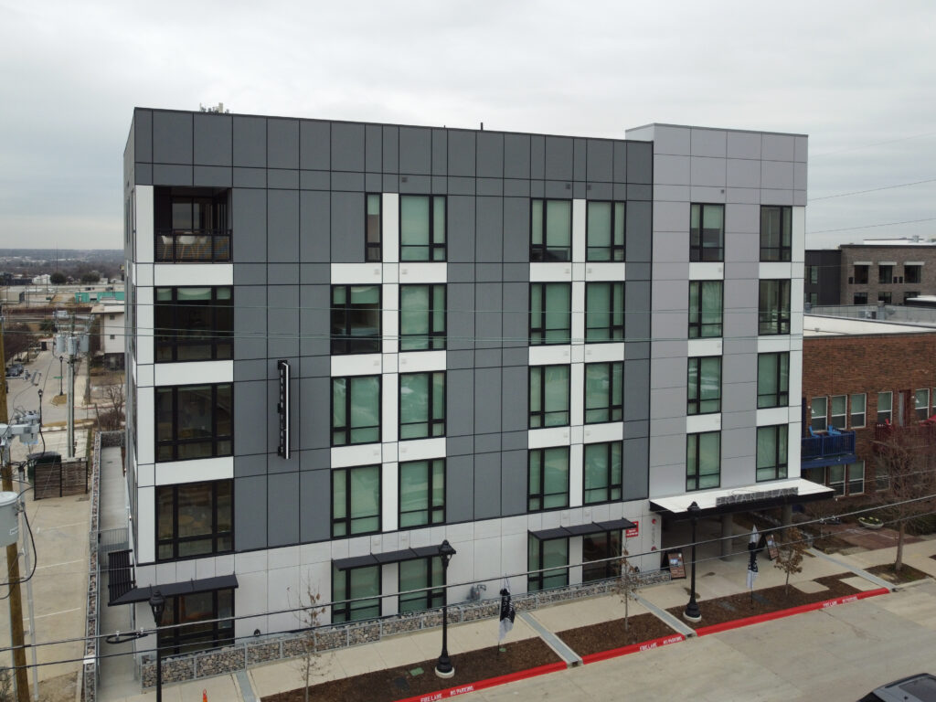 Exterior view of Bryan Flats in Fort Worth, Texas