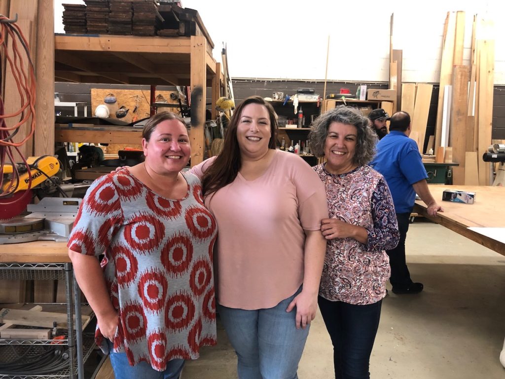 Fort employees attending the fish fry
