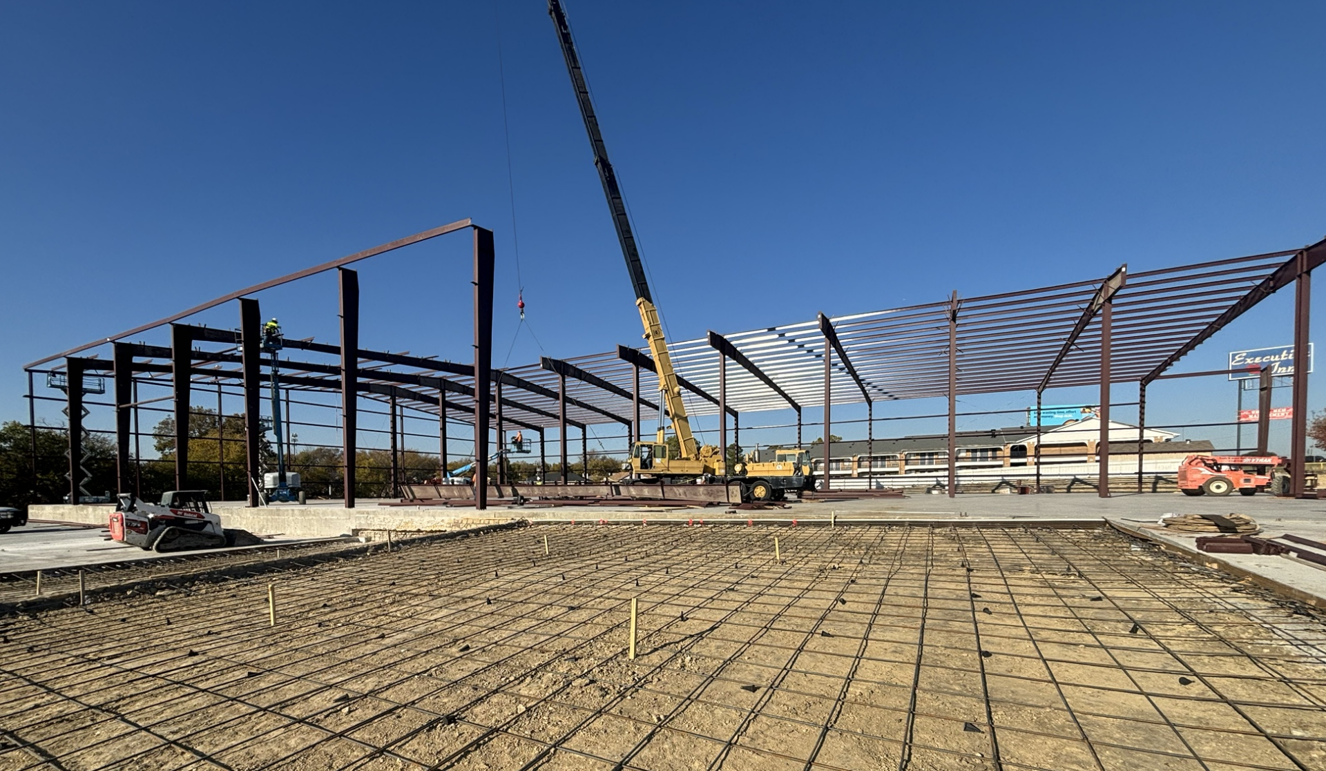 Exterior view of Jammy Inc's new warehouse, office and storage facility