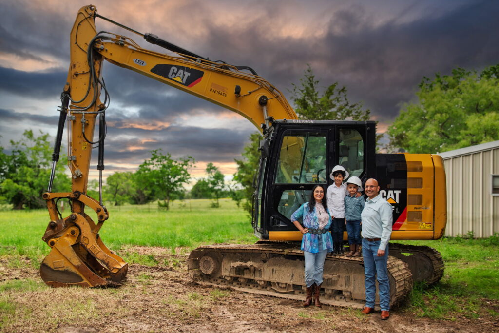 The Tas Family at the ground breaking for Serenity View Assisted Living and Memory Care in Fort Worth