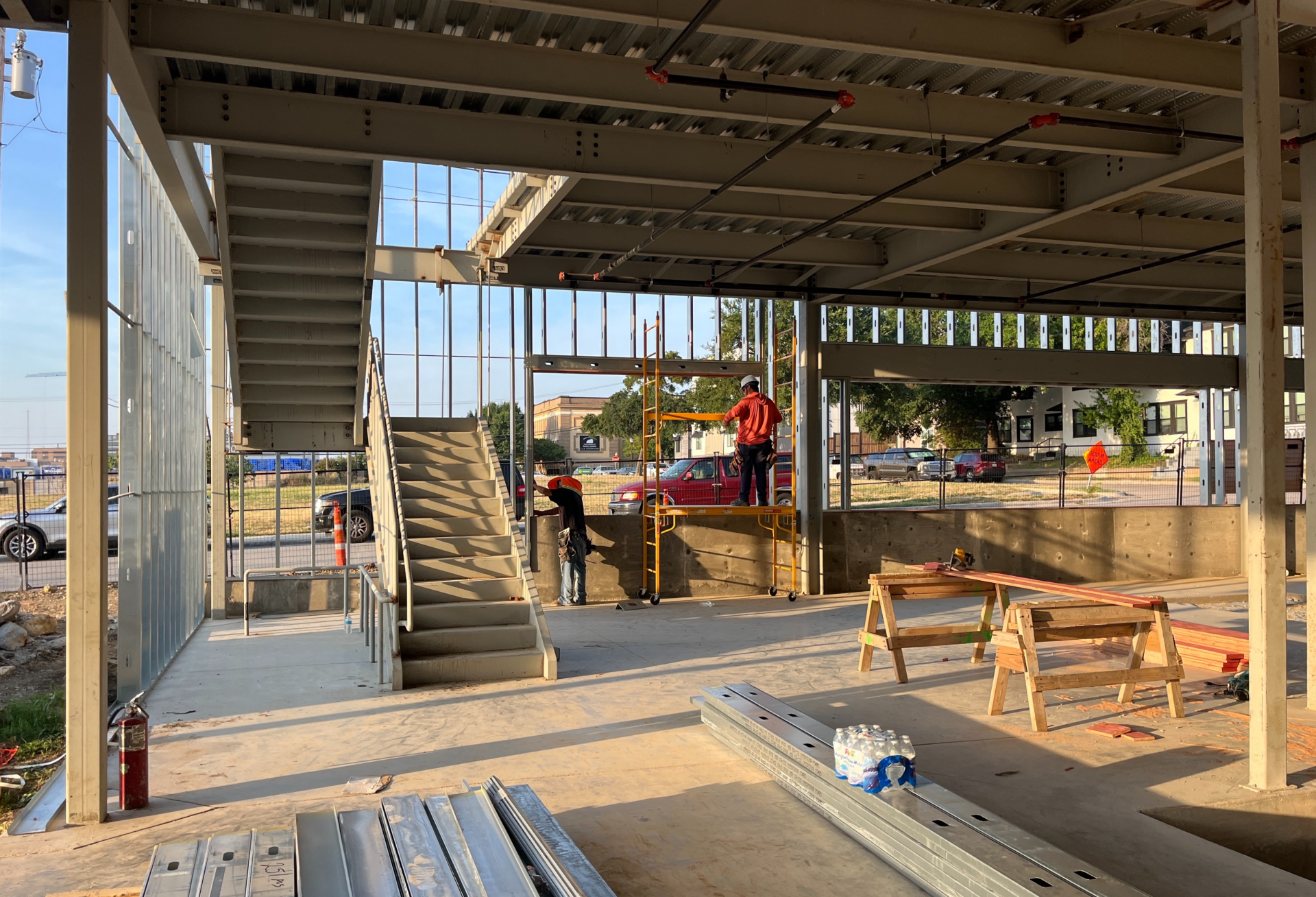 Interior work on St Louis Medical Office Building in Fort Worth
