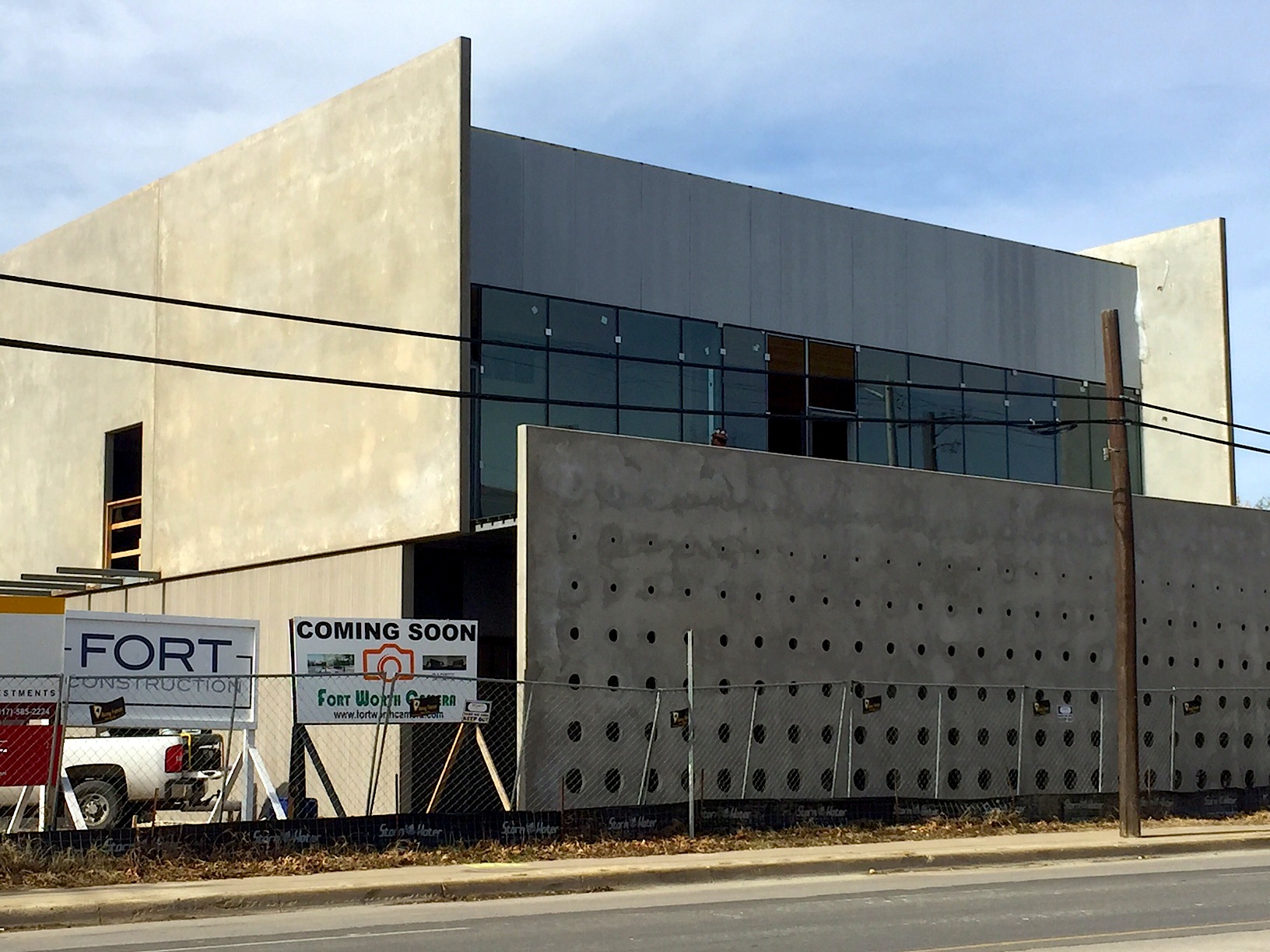Update on Fort Worth Camera Fort Construction